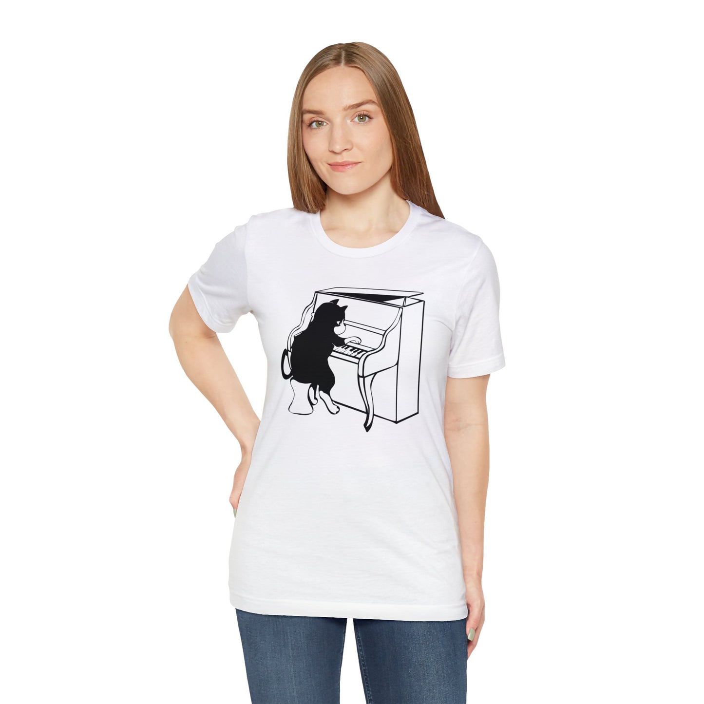 Cat Piano T-shirt