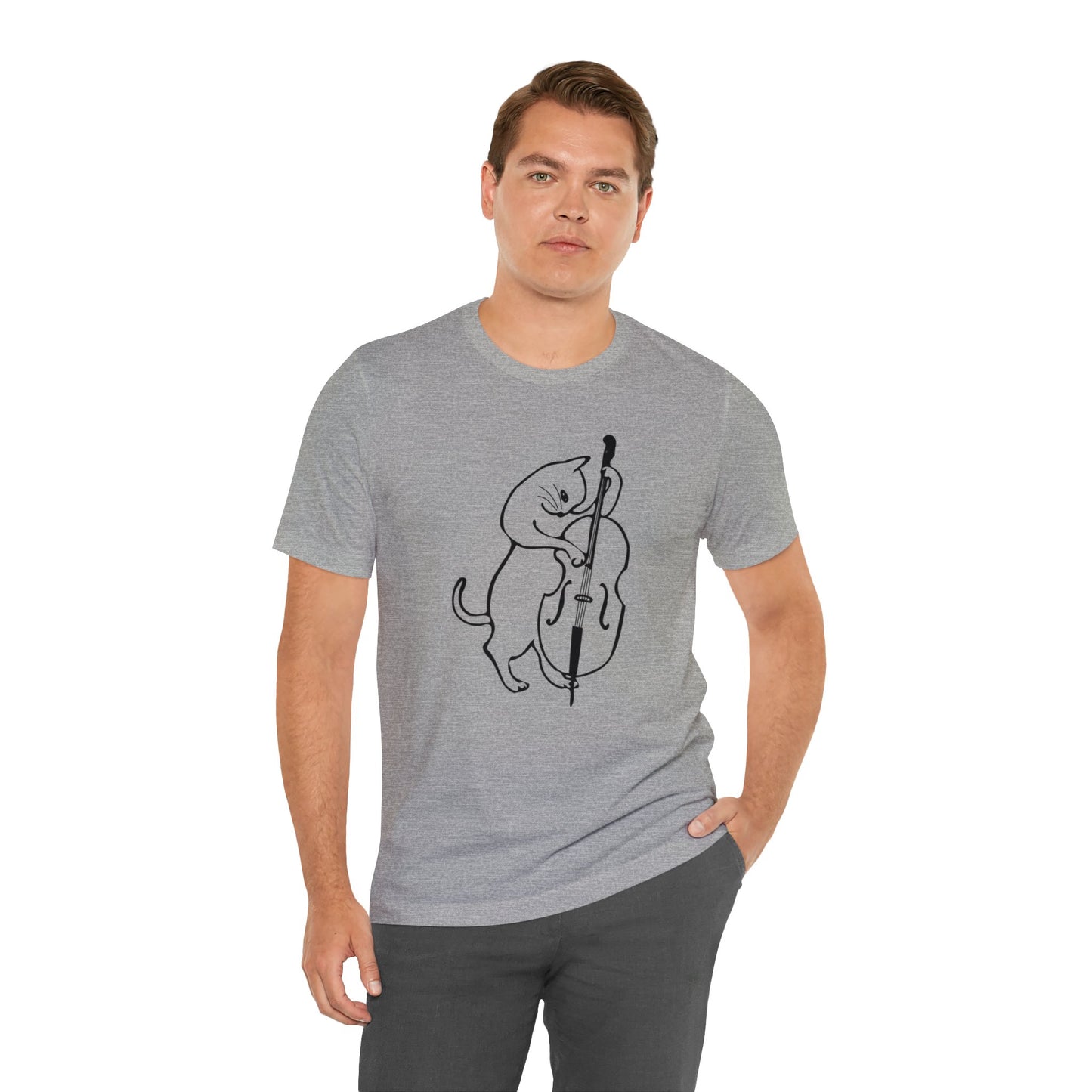 Cat Double Bass T-shirt