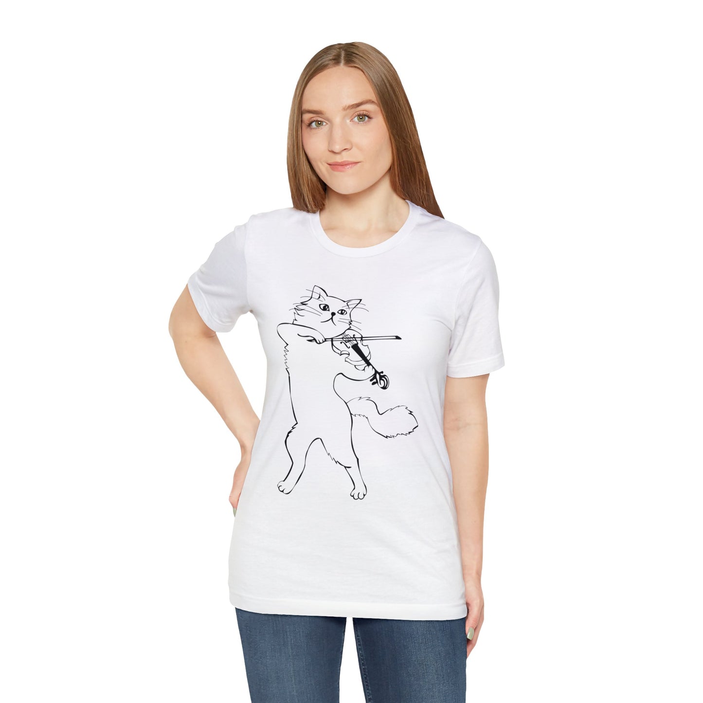 Cat Violin T-shirt