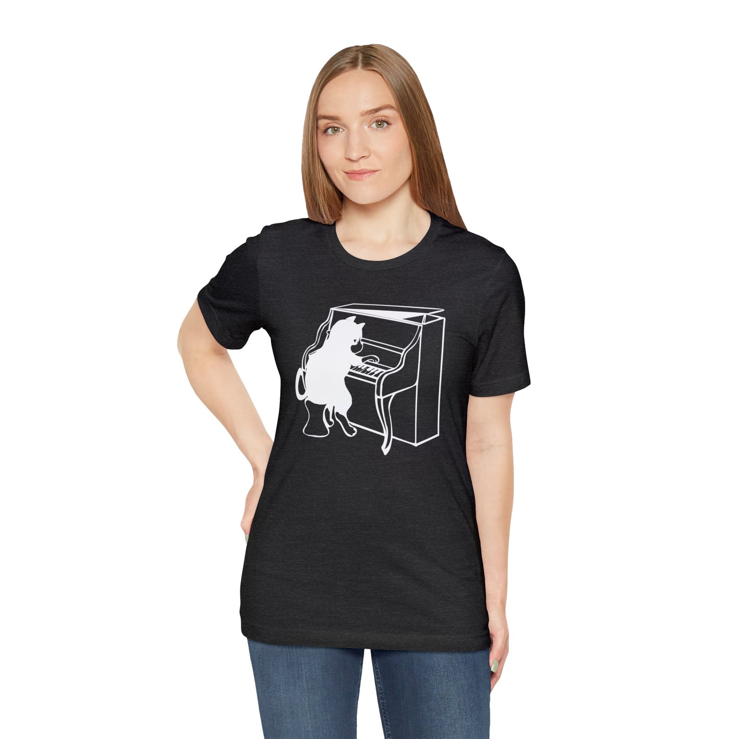 Cat Piano T-shirt