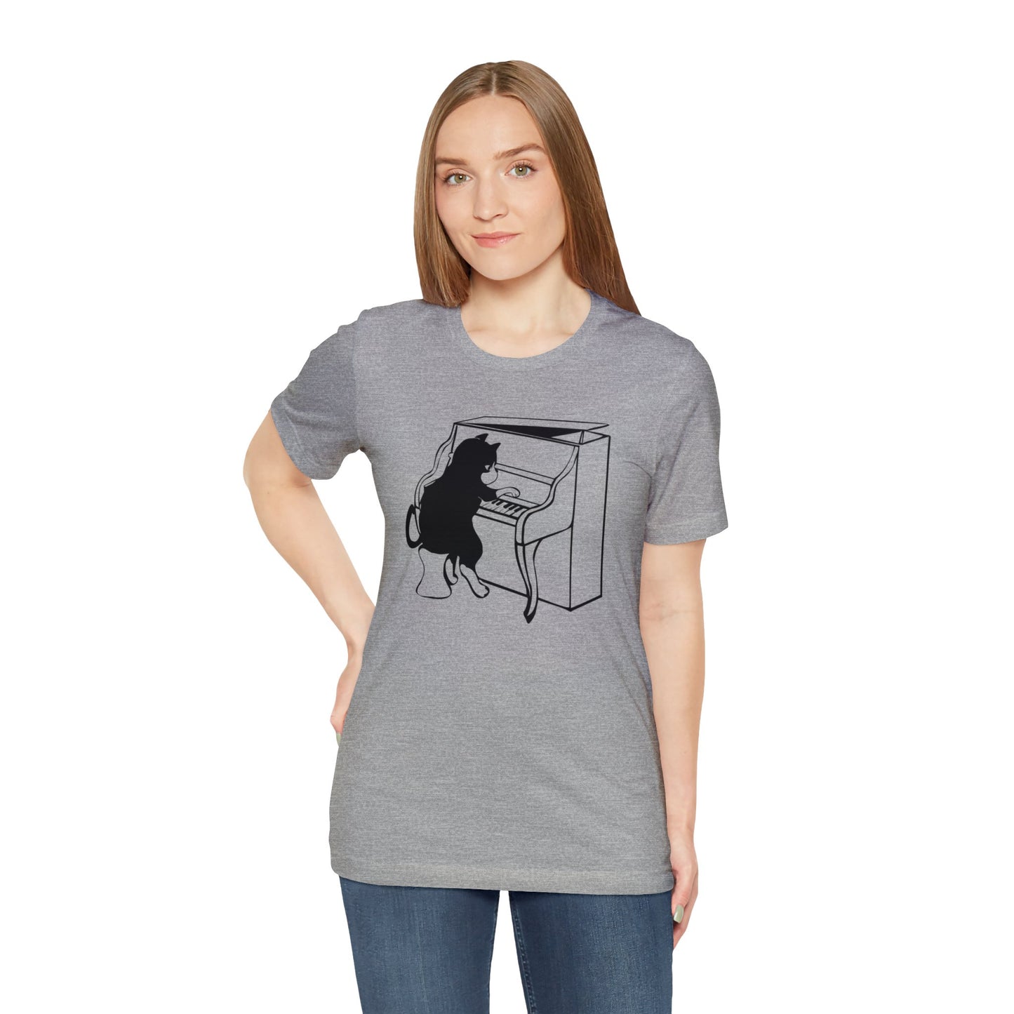 Cat Piano T-shirt