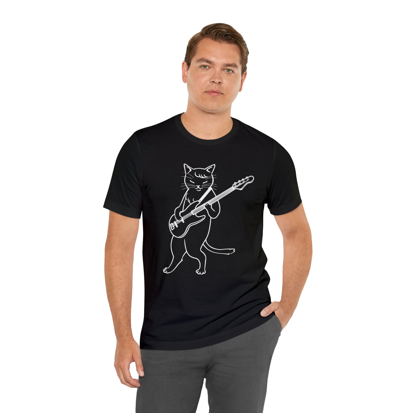 Cat Guitar T-shirt