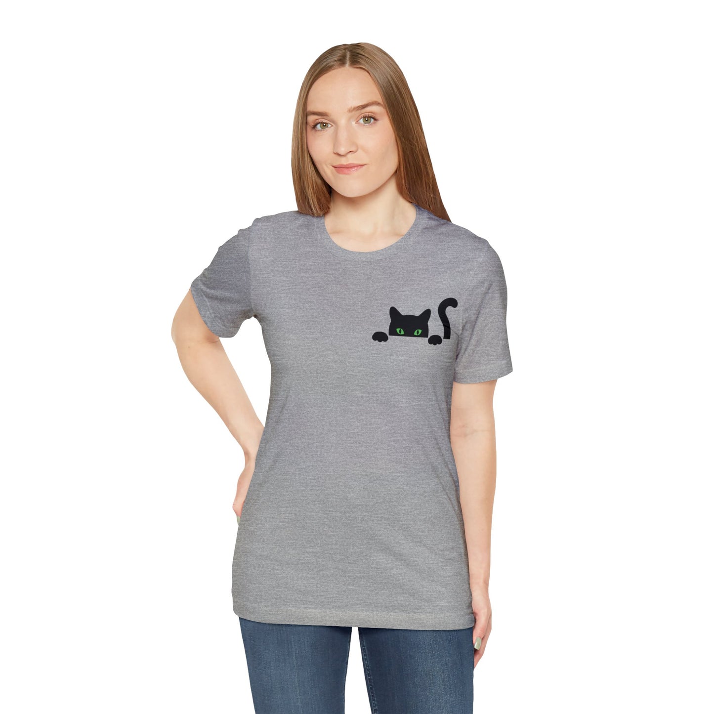 Black Cat Pocket T-shirt