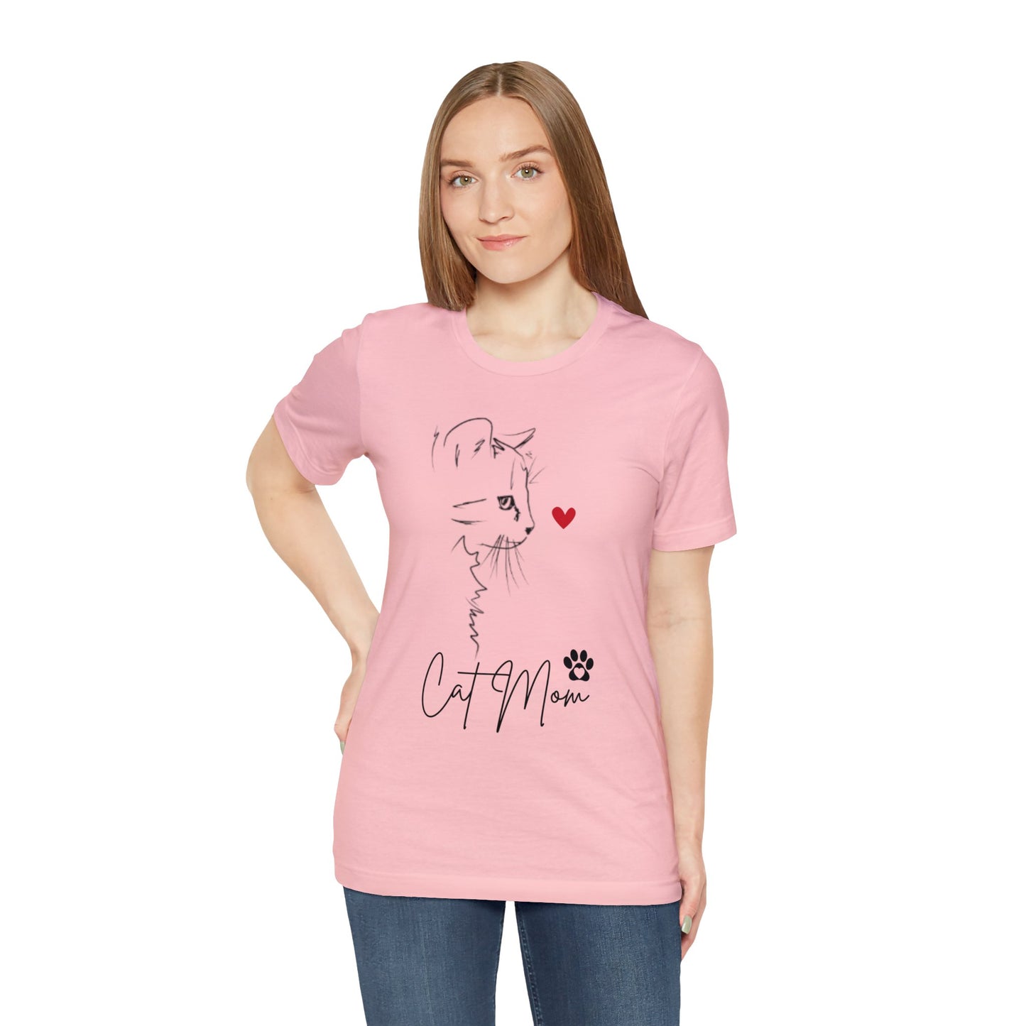 Cat Mom Paw T-shirt