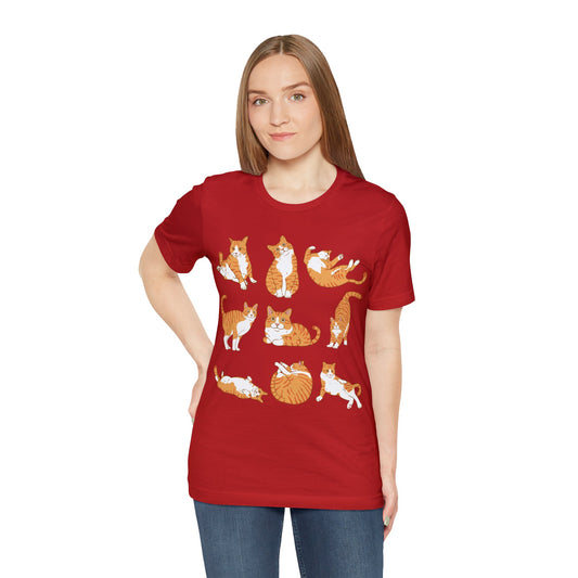 Cute Orange Cat T-shirt