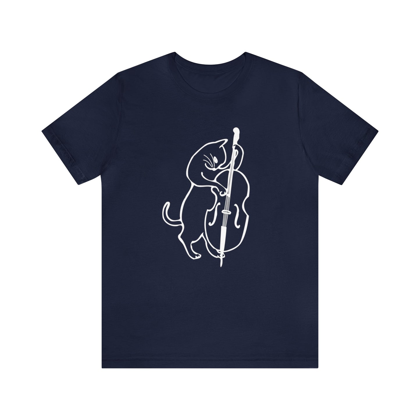 Cat Double Bass T-shirt