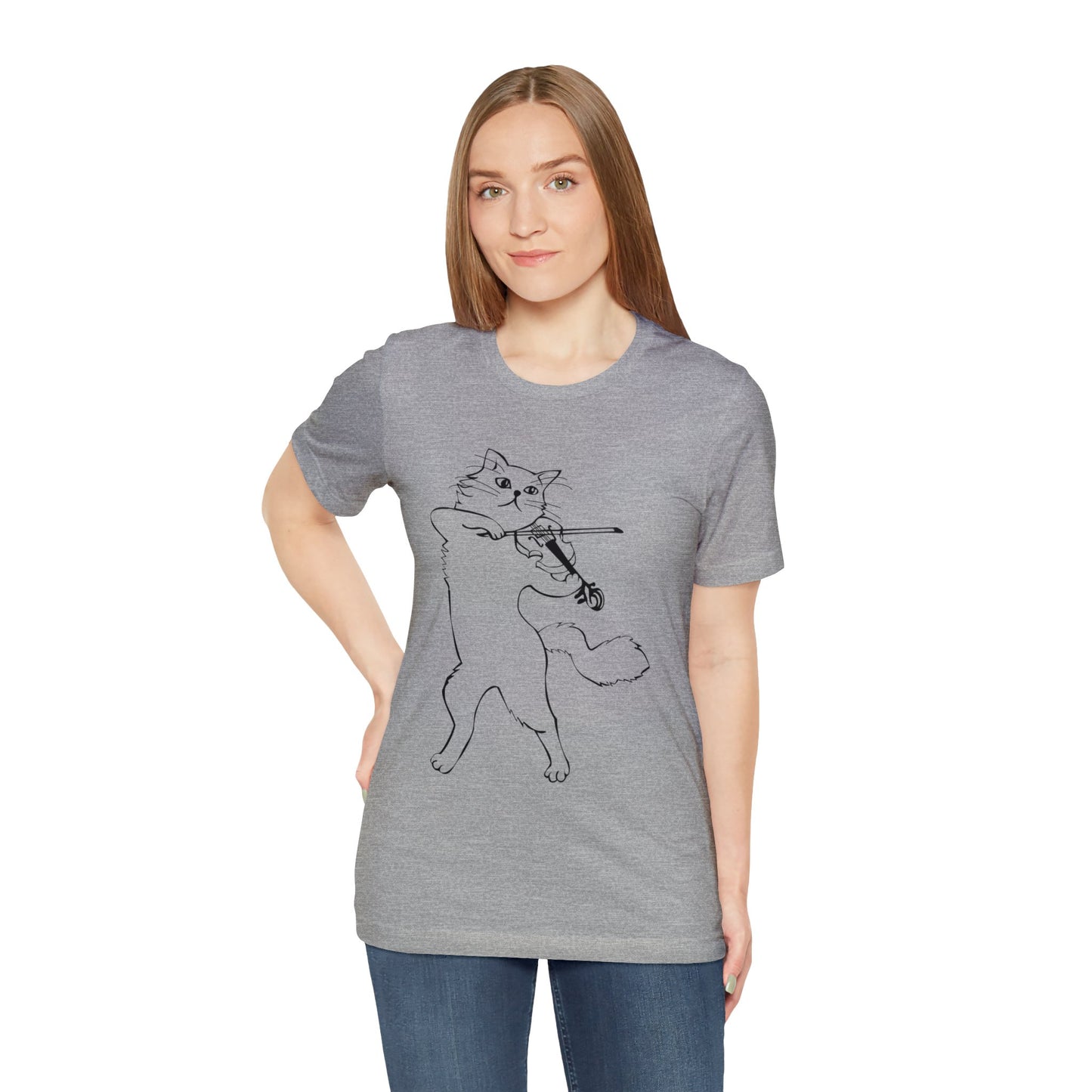 Cat Violin T-shirt