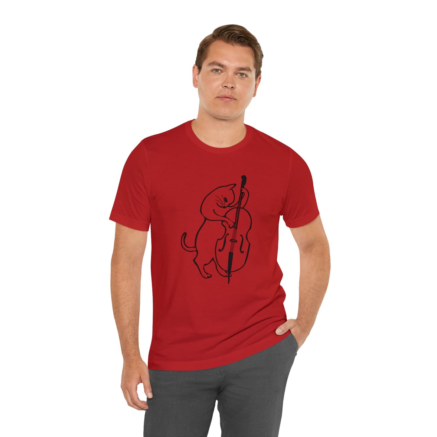 Cat Double Bass T-shirt