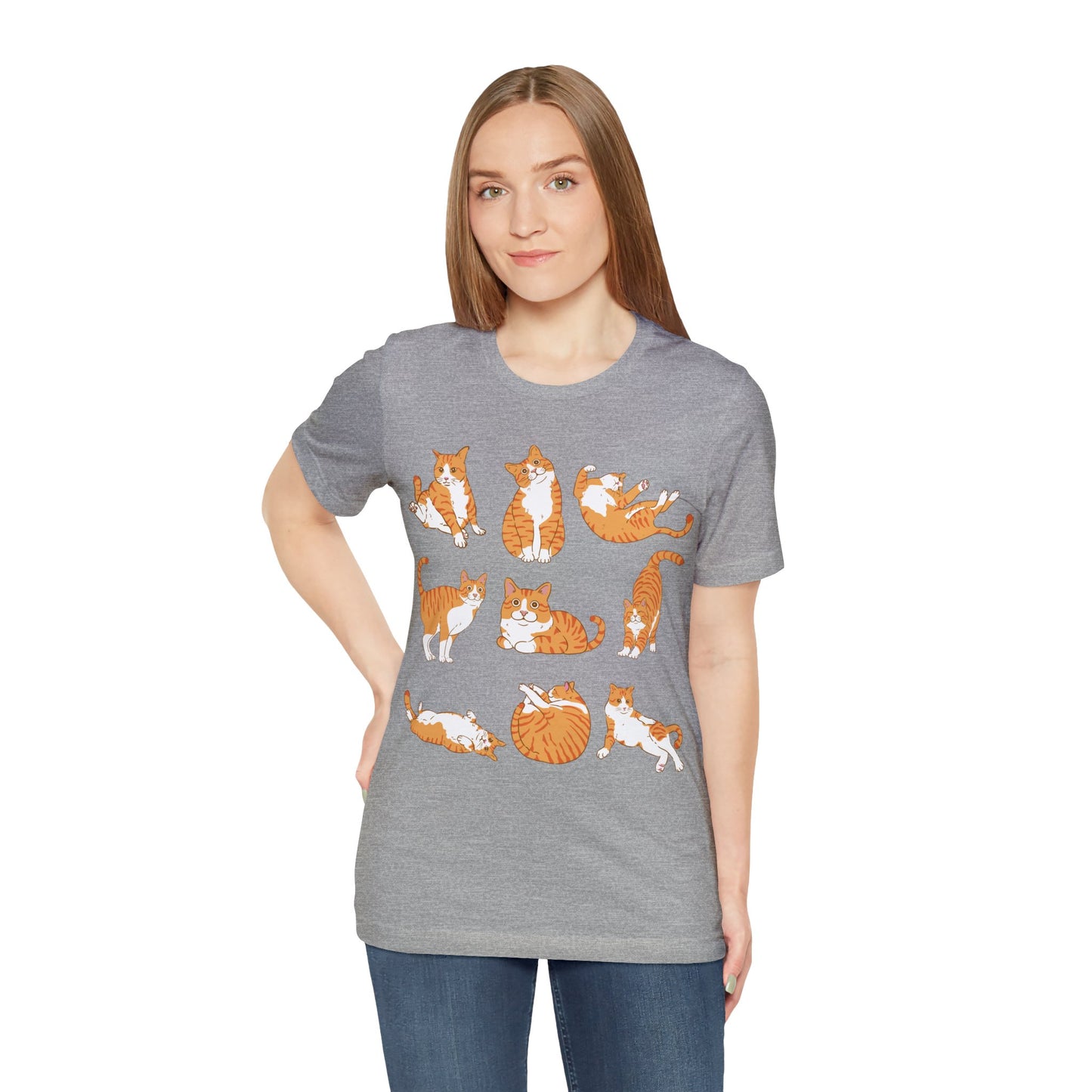 Cute Orange Cat T-shirt