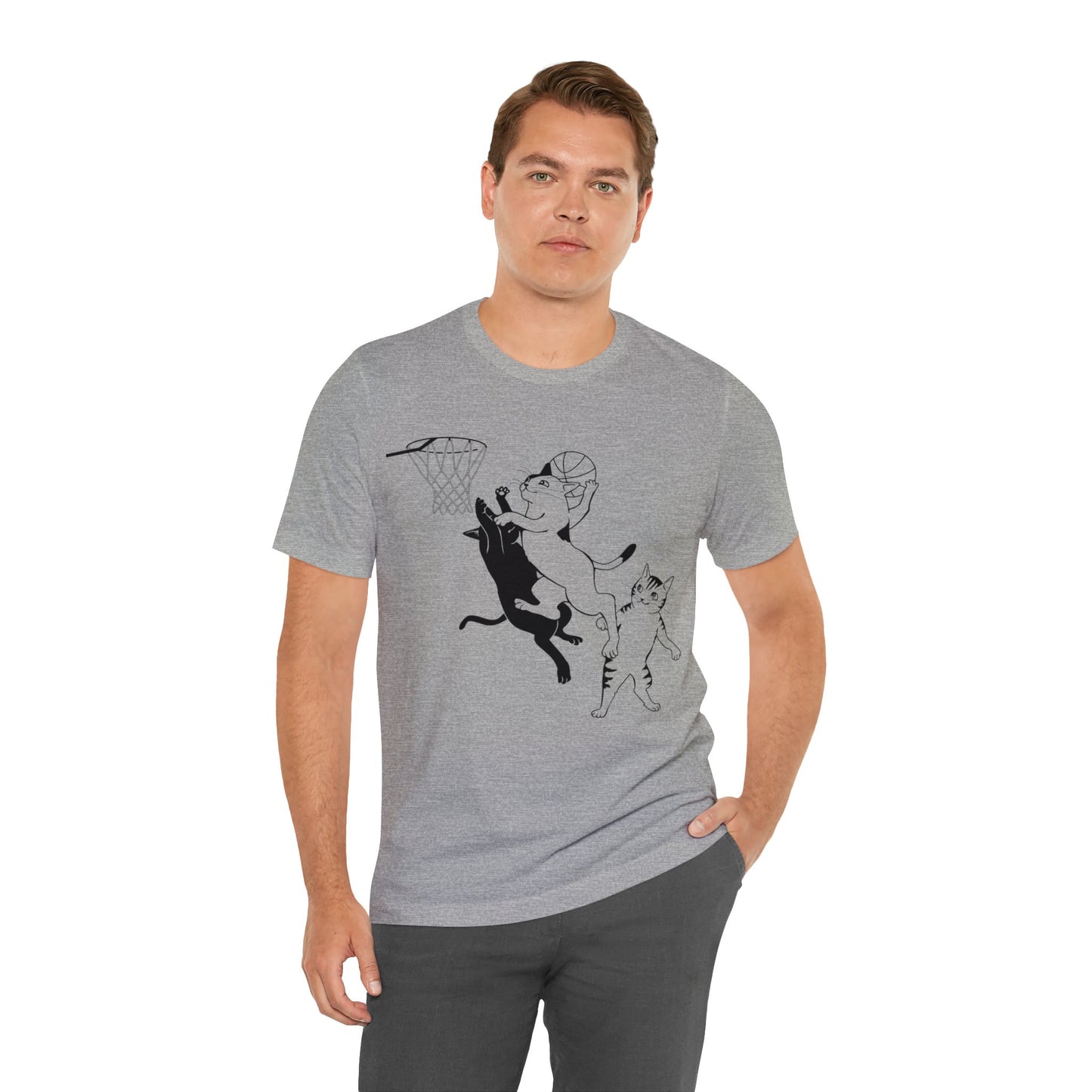 Cat Basketball T-shirt