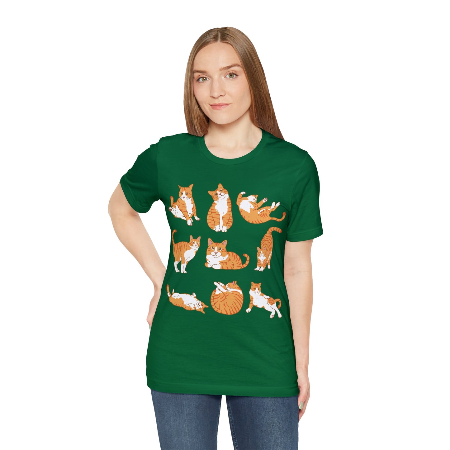 Cute Orange Cat T-shirt