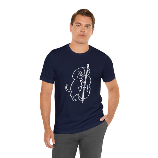 Cat Double Bass T-shirt