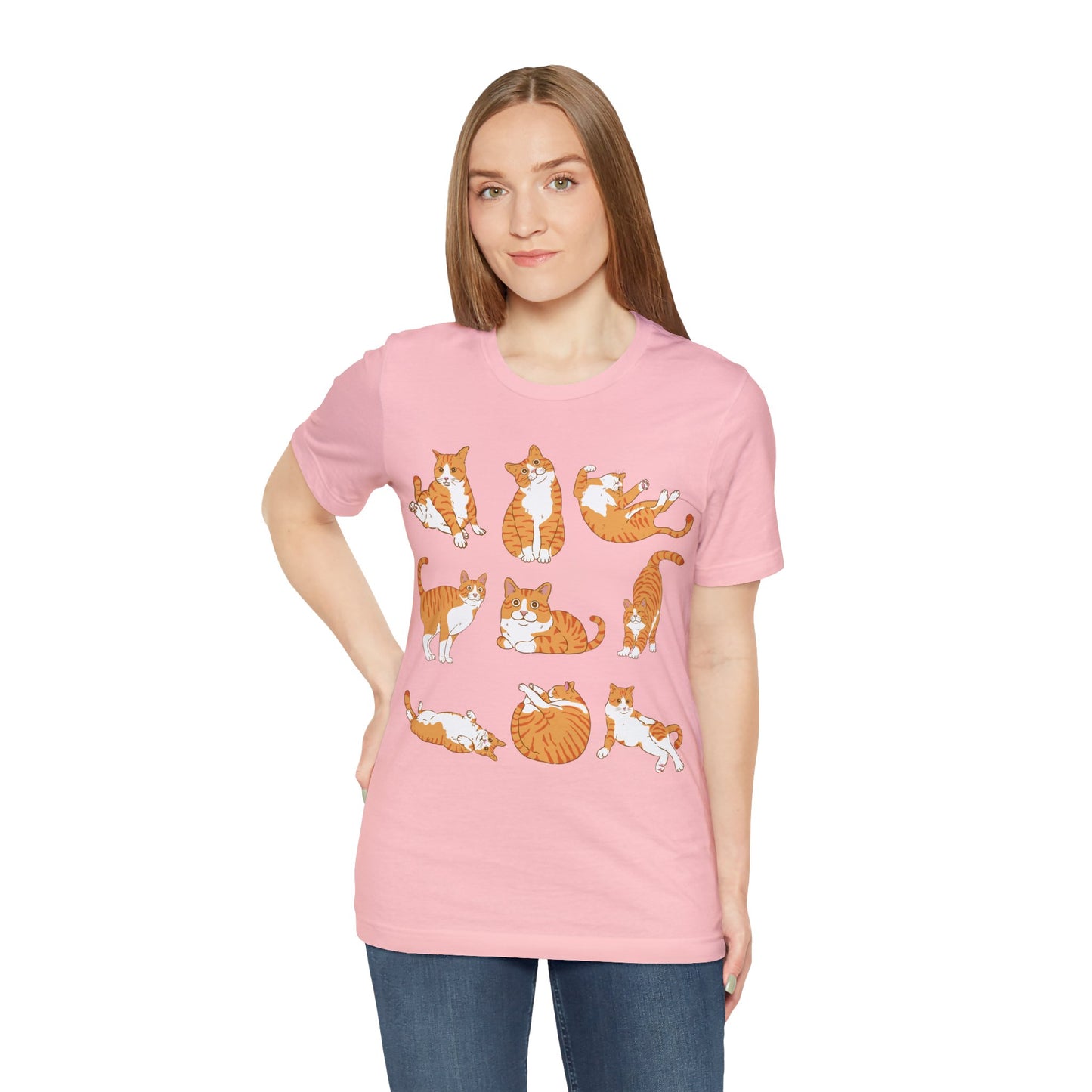 Cute Orange Cat T-shirt