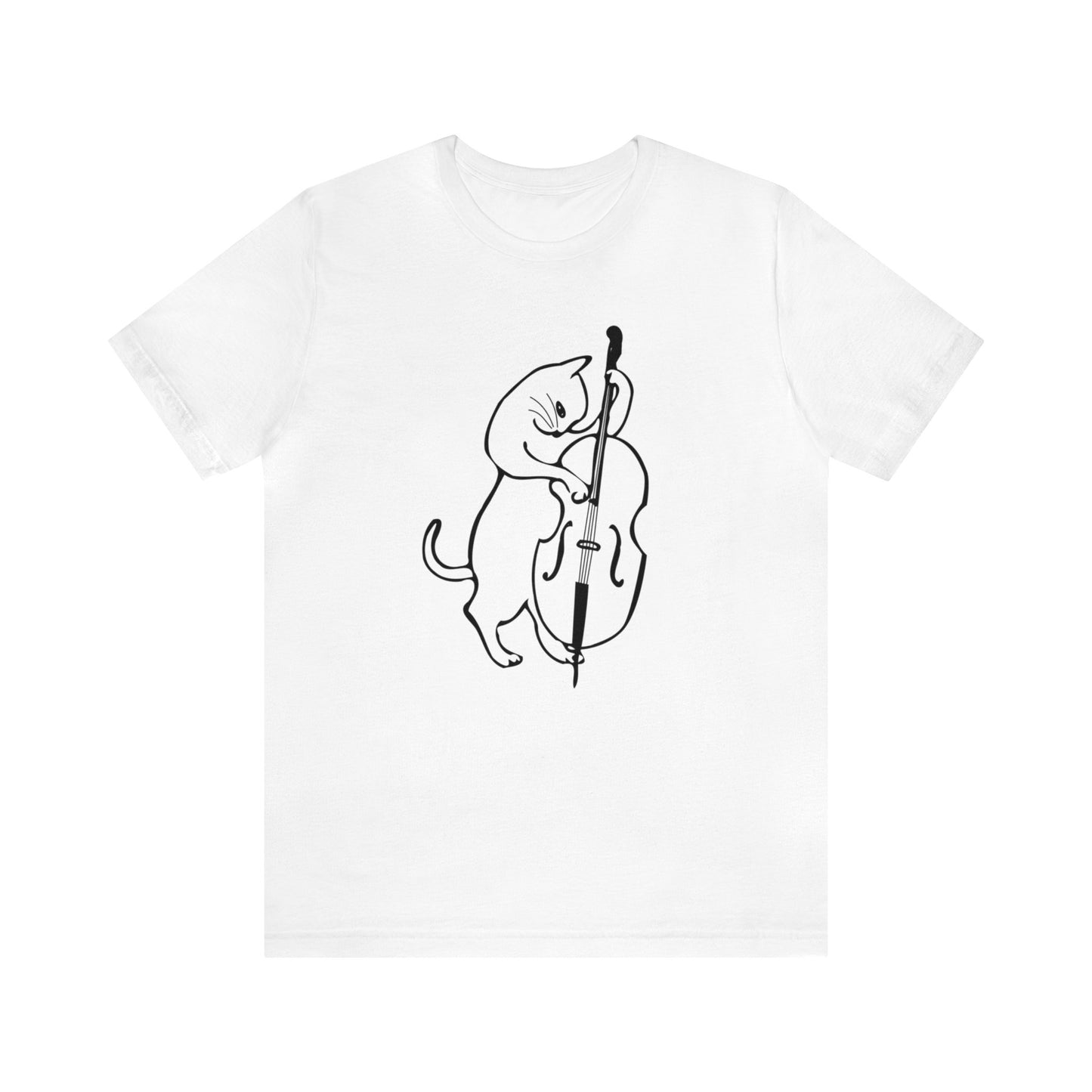 Cat Double Bass T-shirt