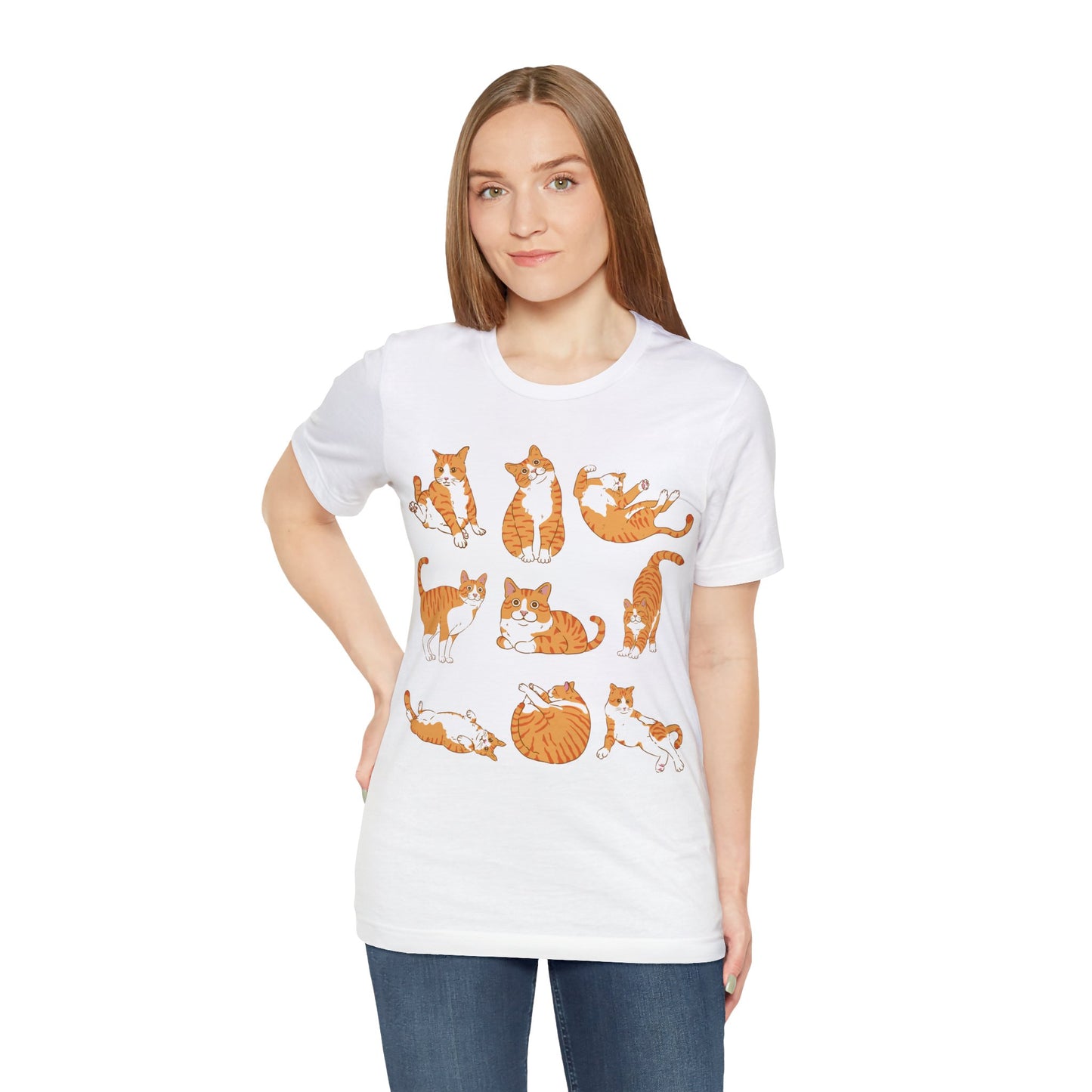 Cute Orange Cat T-shirt