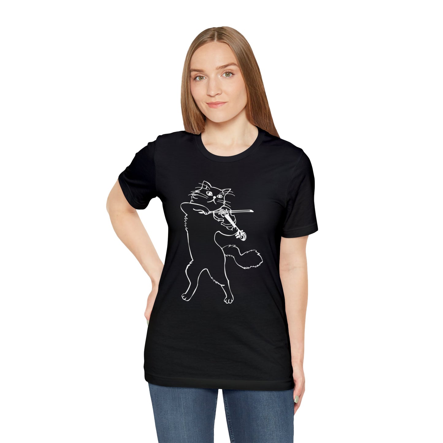 Cat Violin T-shirt