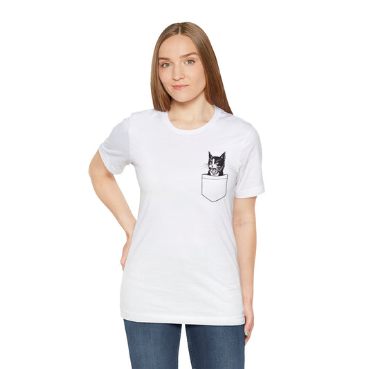 Cat Out of Pocket Shirt For Pet Lovers