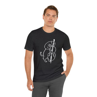 Cat Double Bass T-shirt