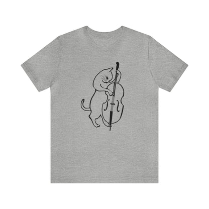 Cat Double Bass T-shirt