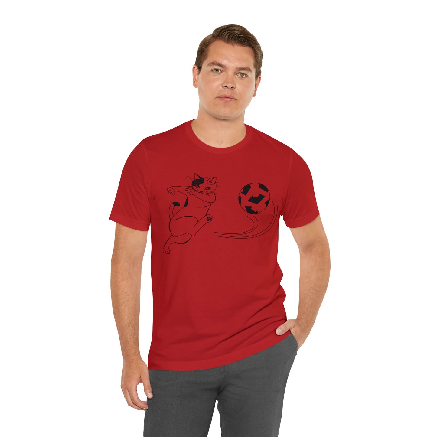 Cat Soccer T-shirt