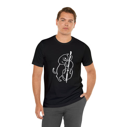 Cat Double Bass T-shirt