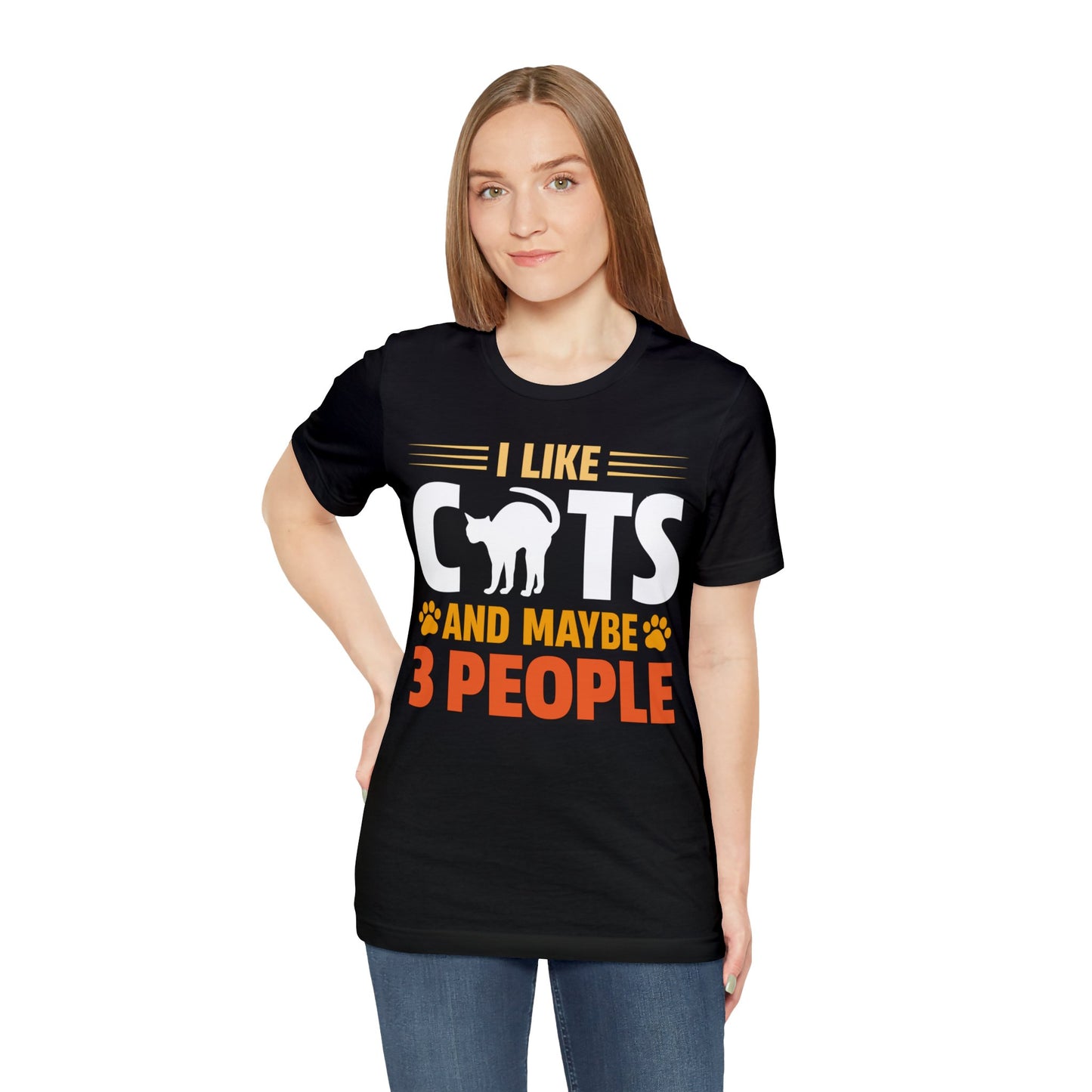 I Like Cats And Maybe 3 Peoples T-shirt